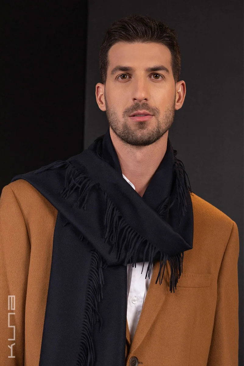 100% Vicuña Scarf - Horizontal Fringes - Image 20