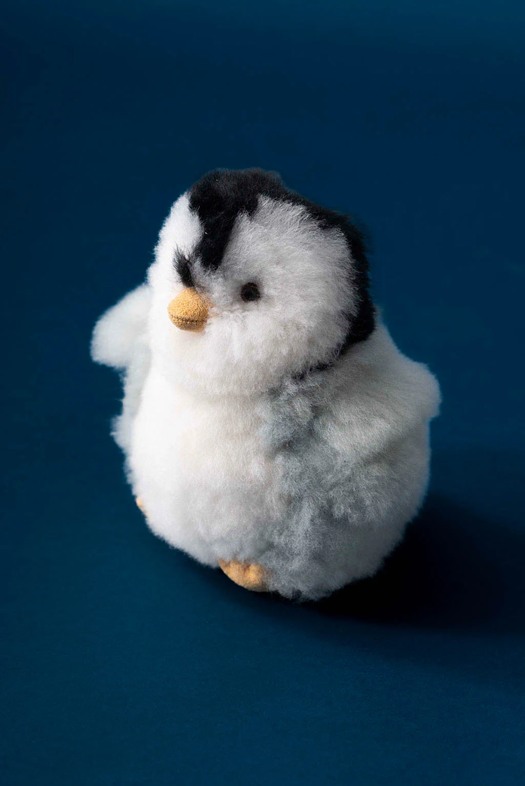Alpaca Fur Penguin Toy - Image 2