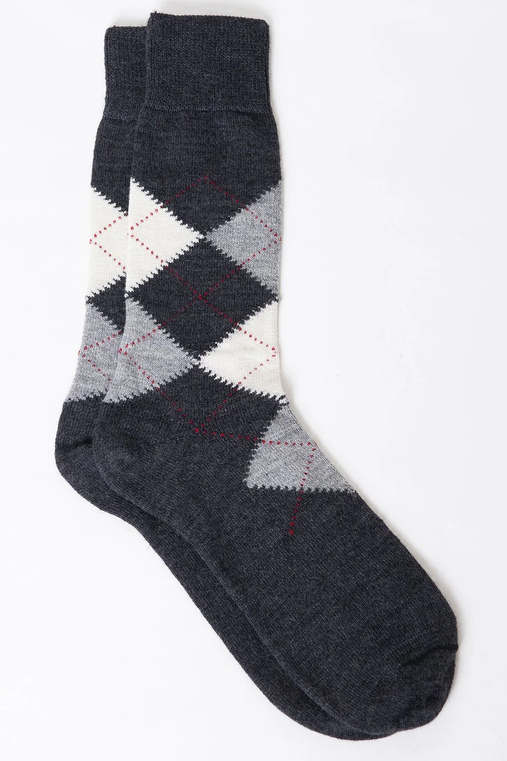 Argyle Baby Alpaca Socks - Image 2