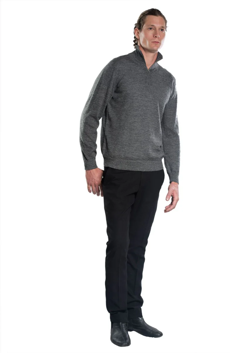 Axel Half-Zip Llama Sweater - Image 16
