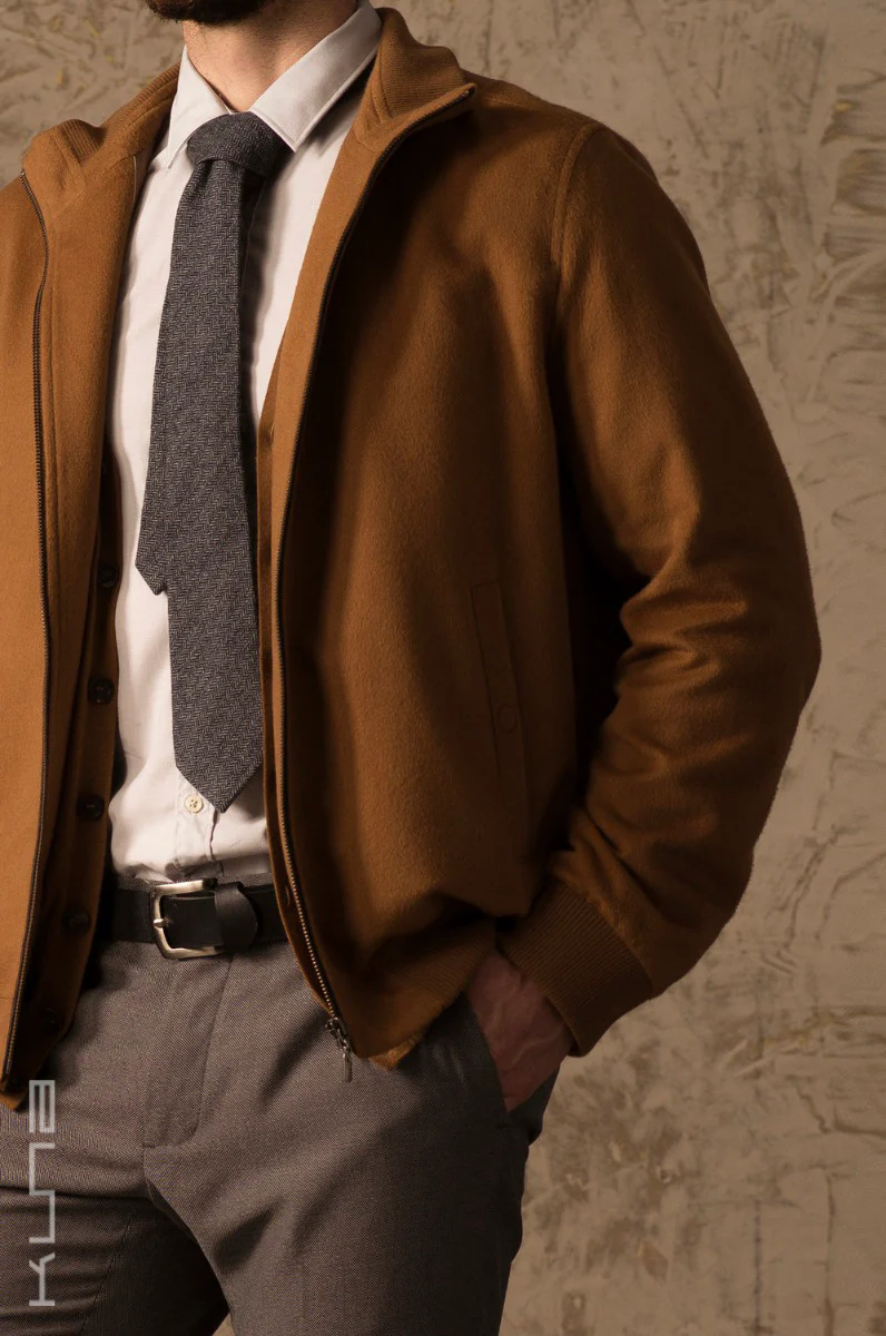Benedict 100% Vicuña Bomber Jacket - Image 4