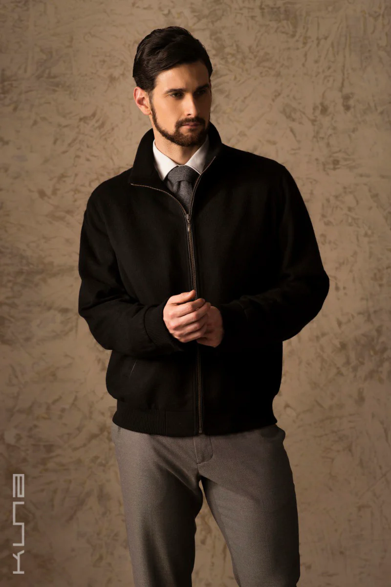 Benedict 100% Vicuña Bomber Jacket - Image 5