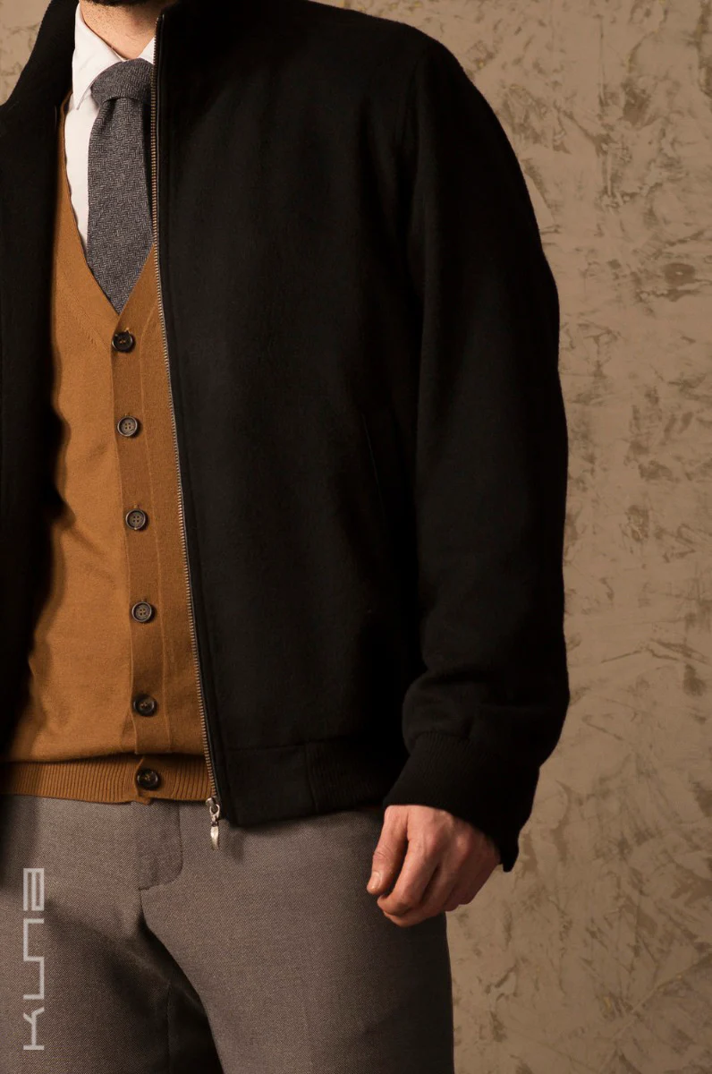 Benedict 100% Vicuña Bomber Jacket - Image 8