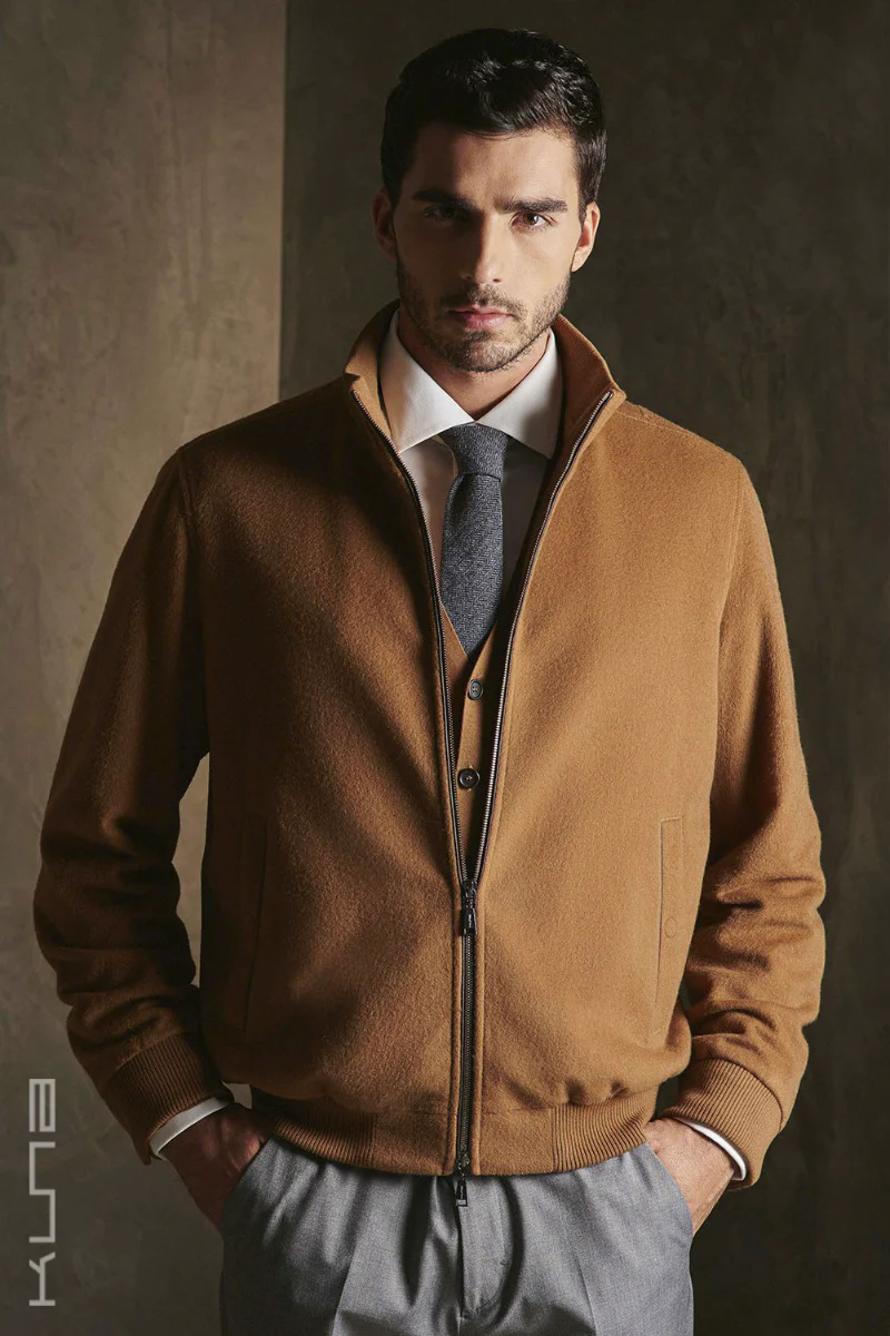 Benedict 100% Vicuña Bomber Jacket - Image 9