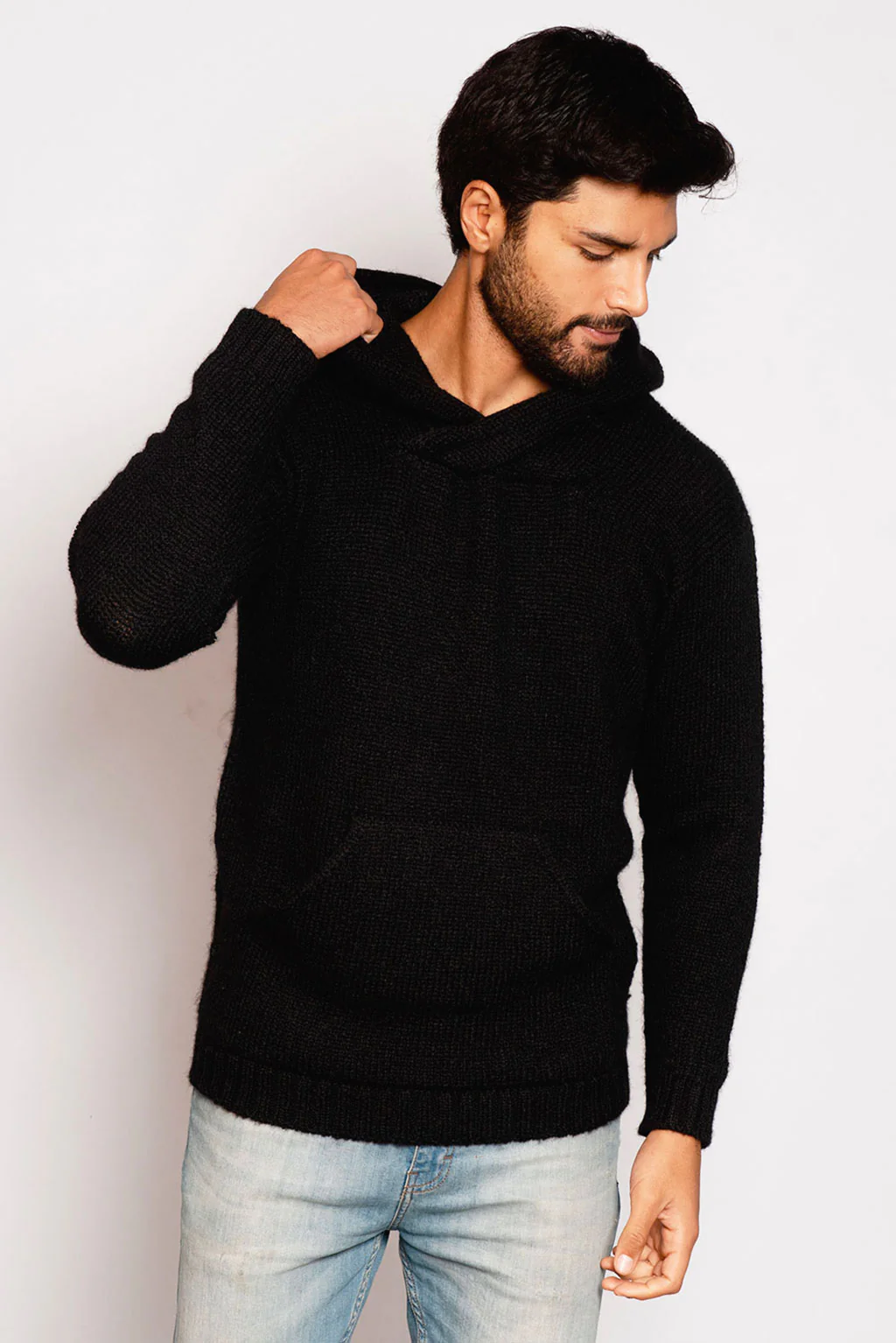 Brian Alpaca Hoodie Pullover - Image 17