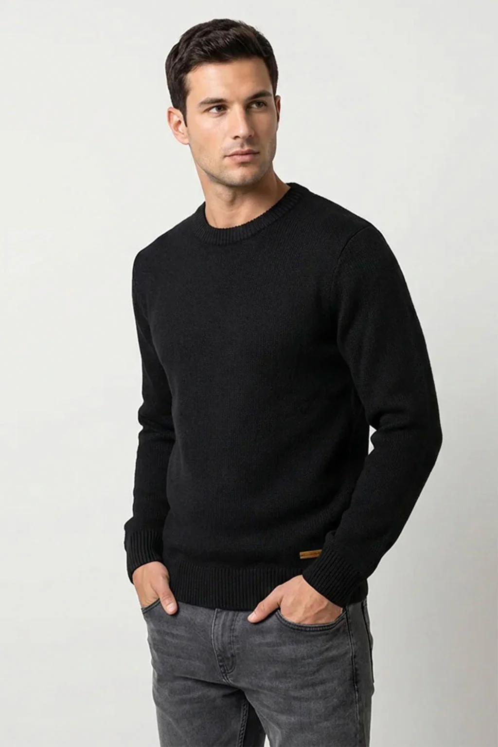 Crew-neck Organic Cotton Sweater - Image 4