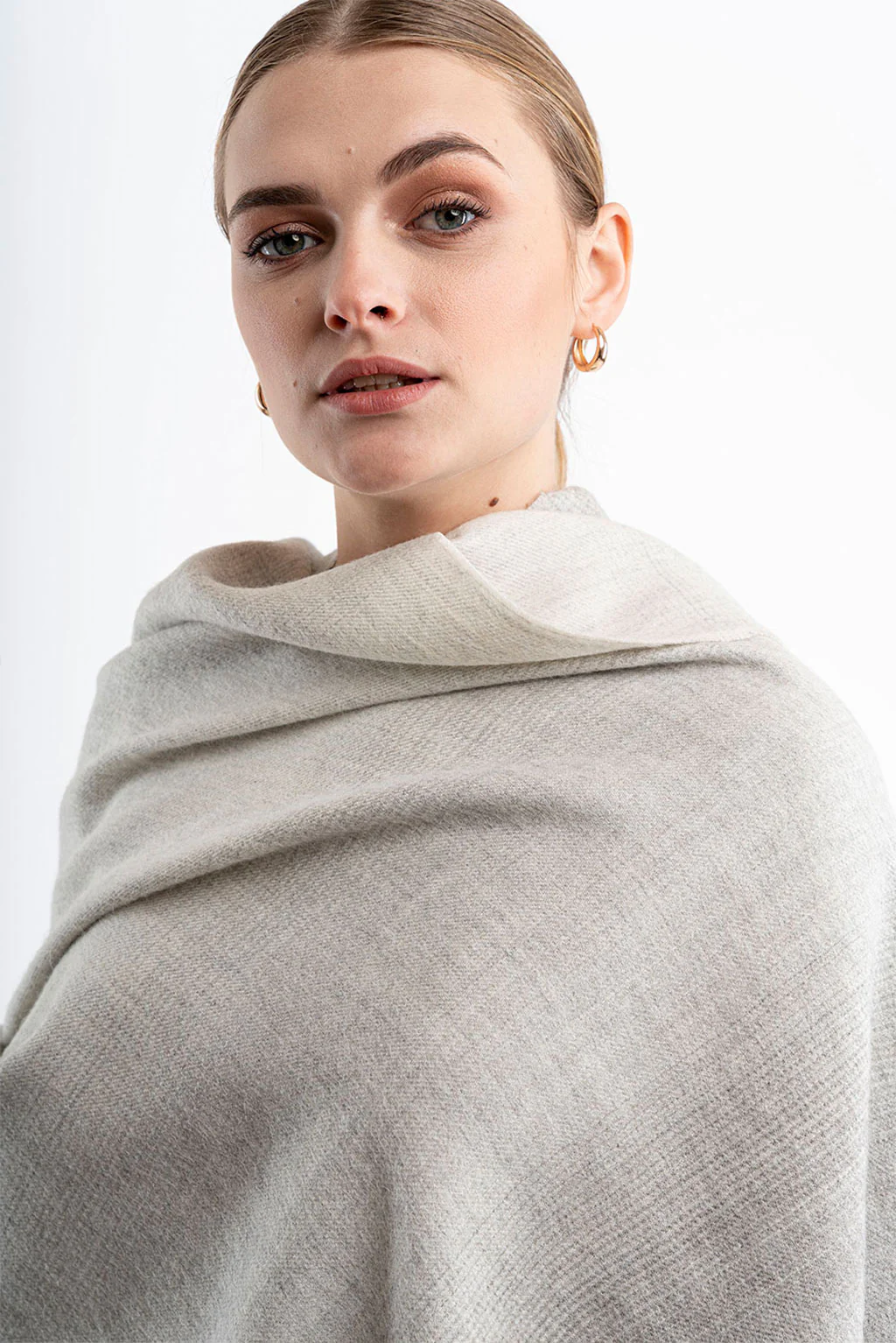 Eco Ombre Baby Alpaca Shawl - Image 6