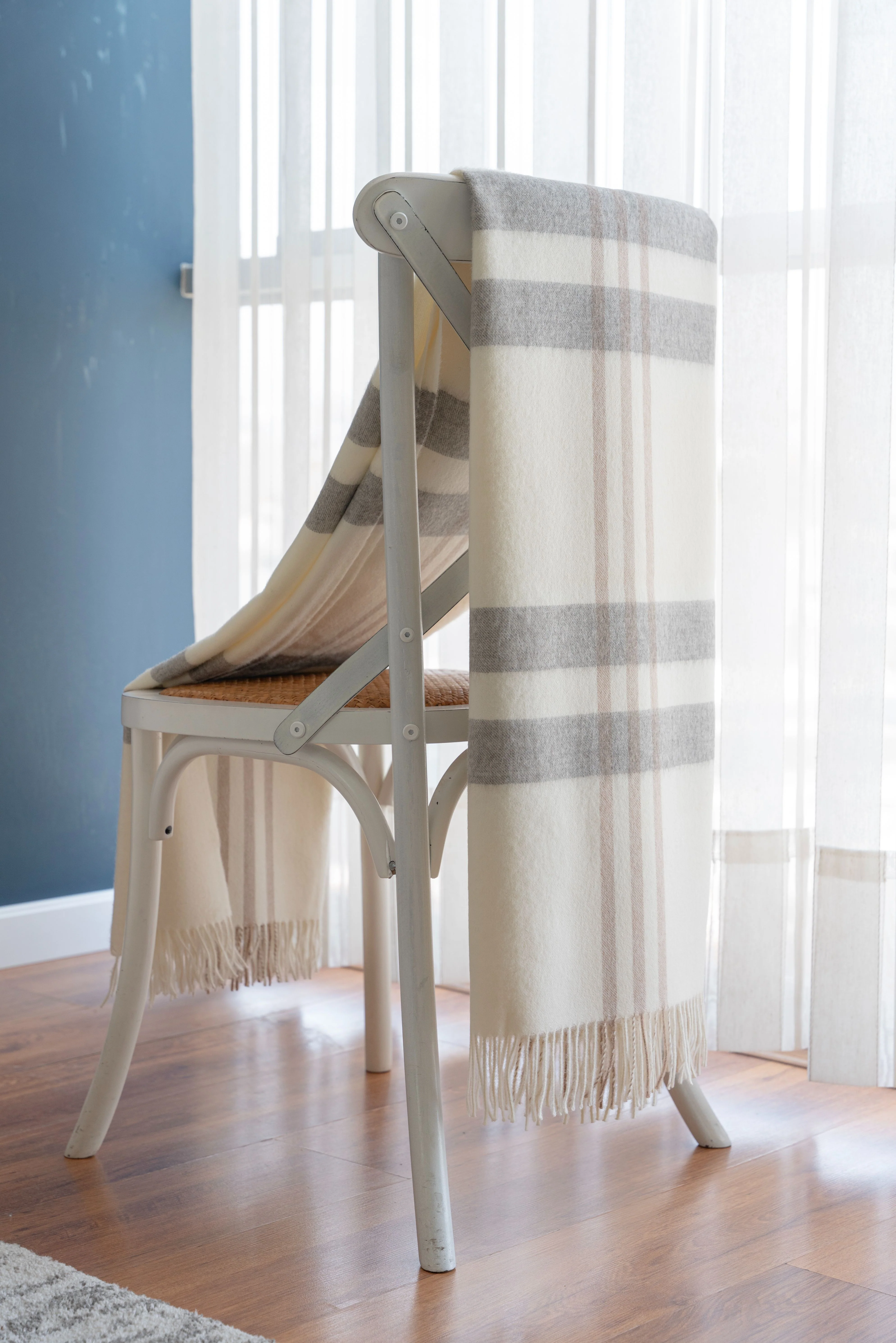 Eco Plaid Alpaca Throw - Image 2