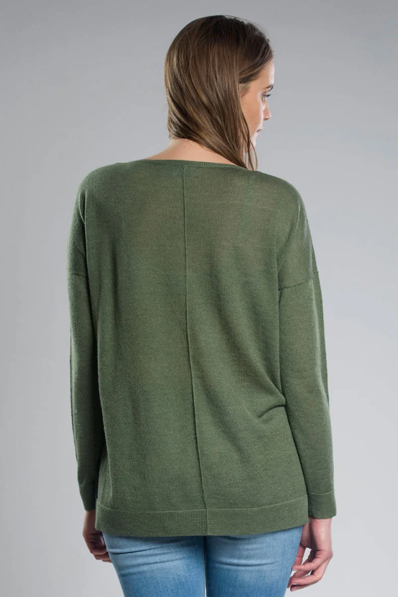 Gaia Llama & Silk Sweater - Image 2