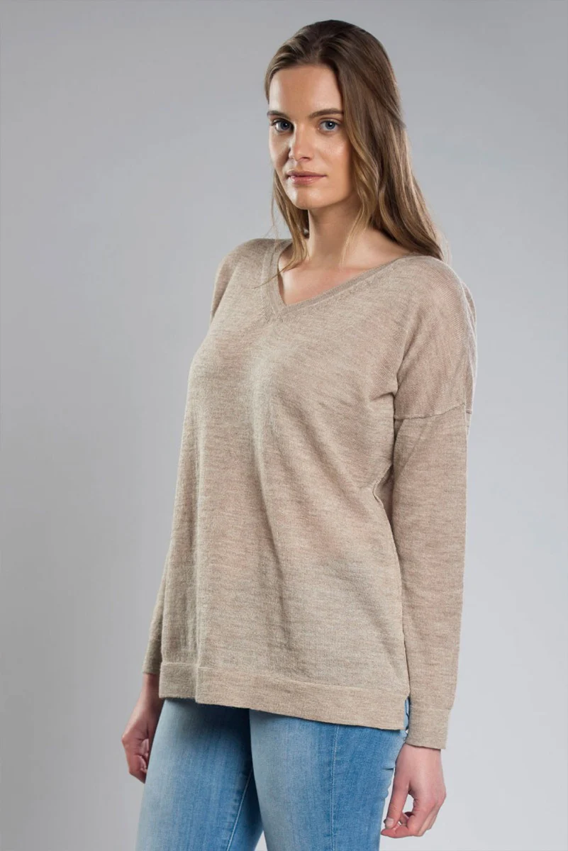 Gaia Llama & Silk Sweater