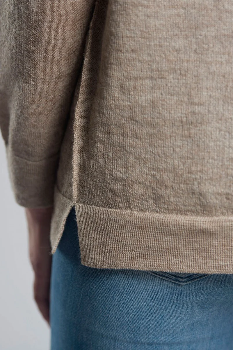 Gaia Llama & Silk Sweater - Image 3