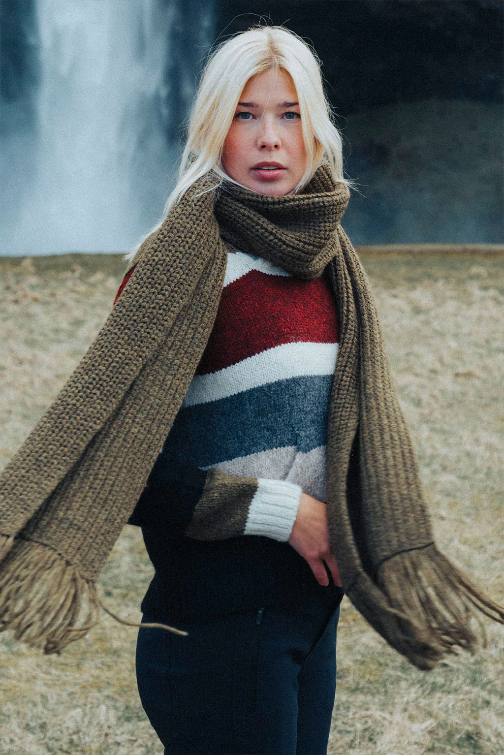 Khloe Alpaca Scarf - Image 6