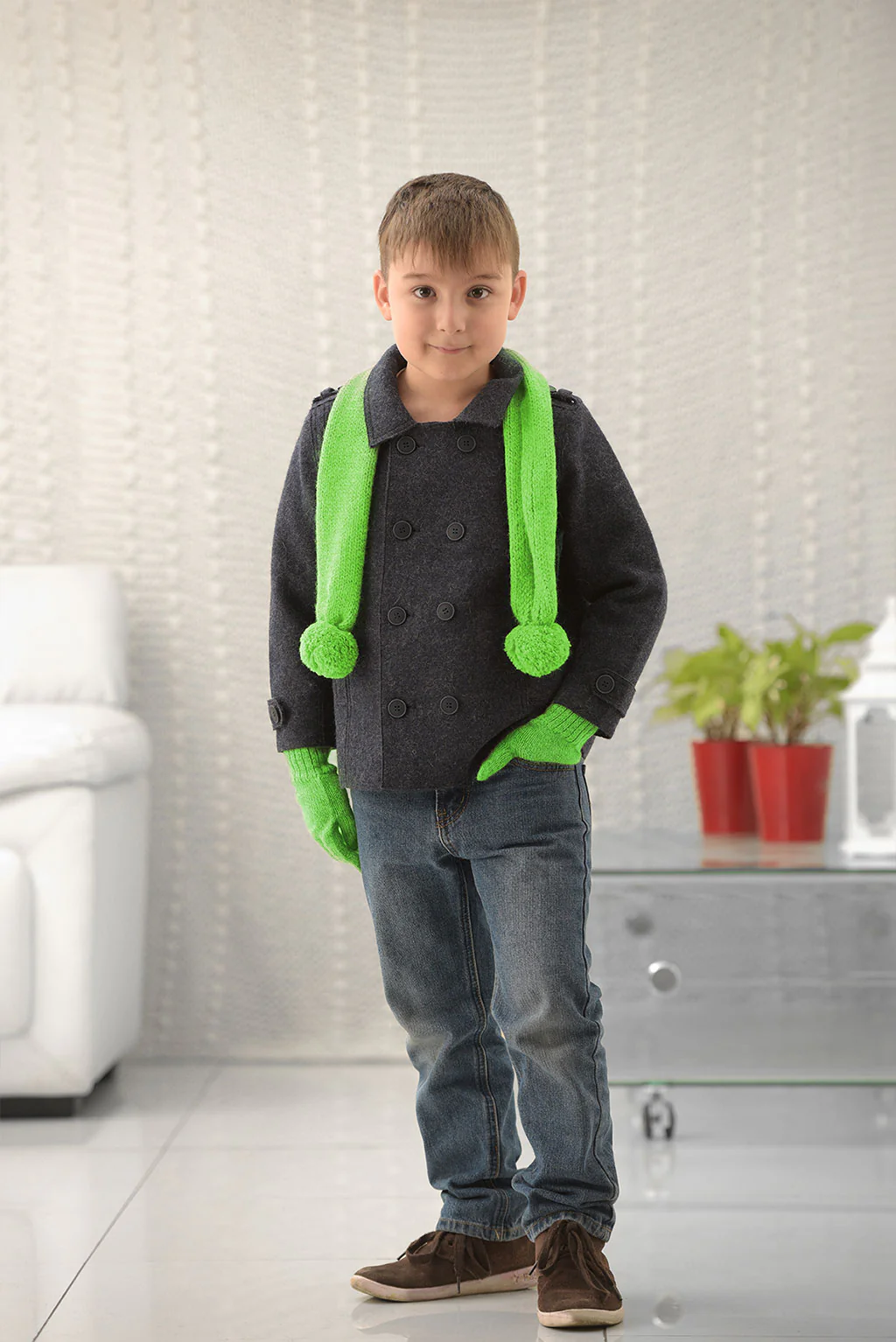 Kid Baby Alpaca Scarf - Image 6