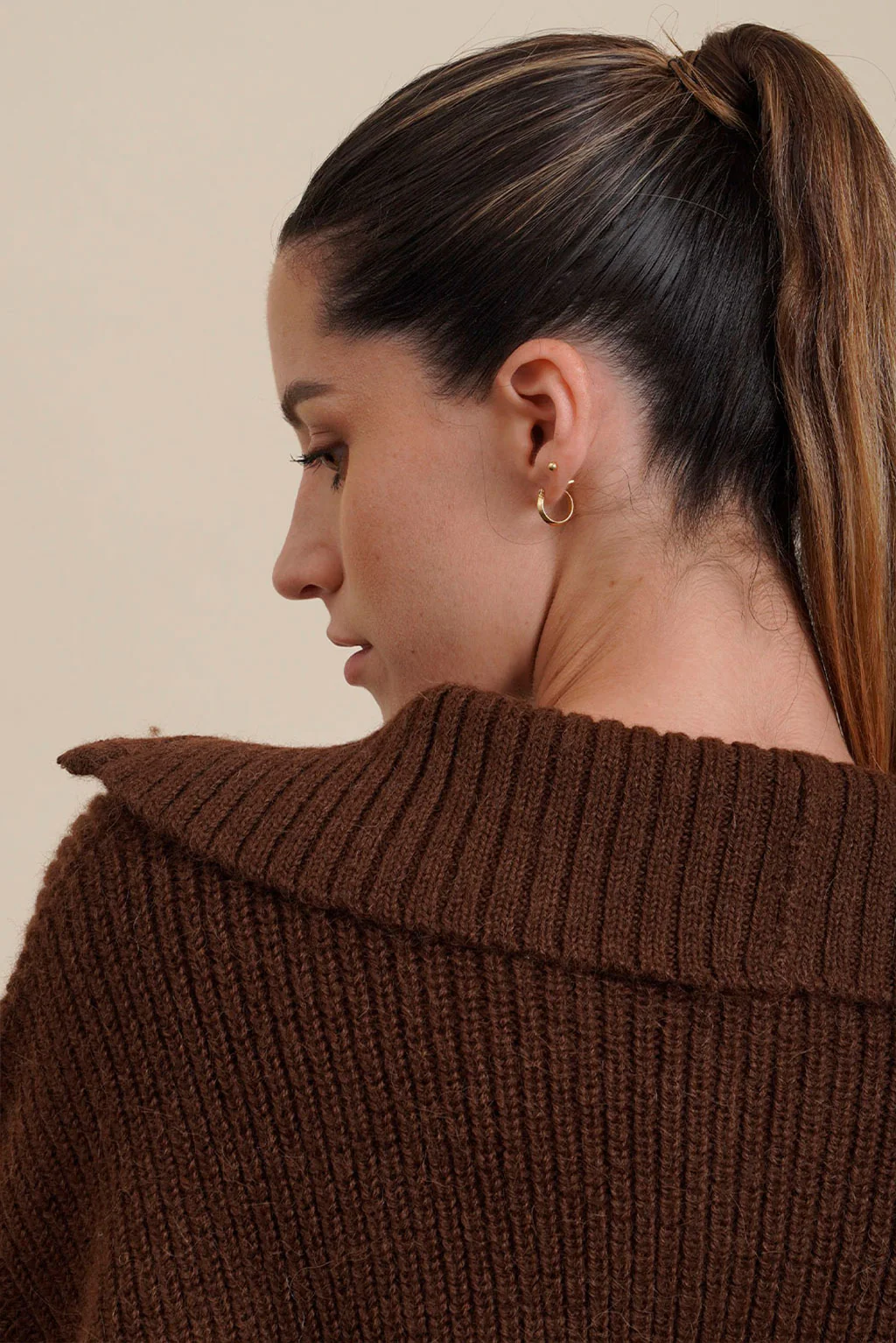 Kim Half-Zip Baby Alpaca Sweater - Image 9