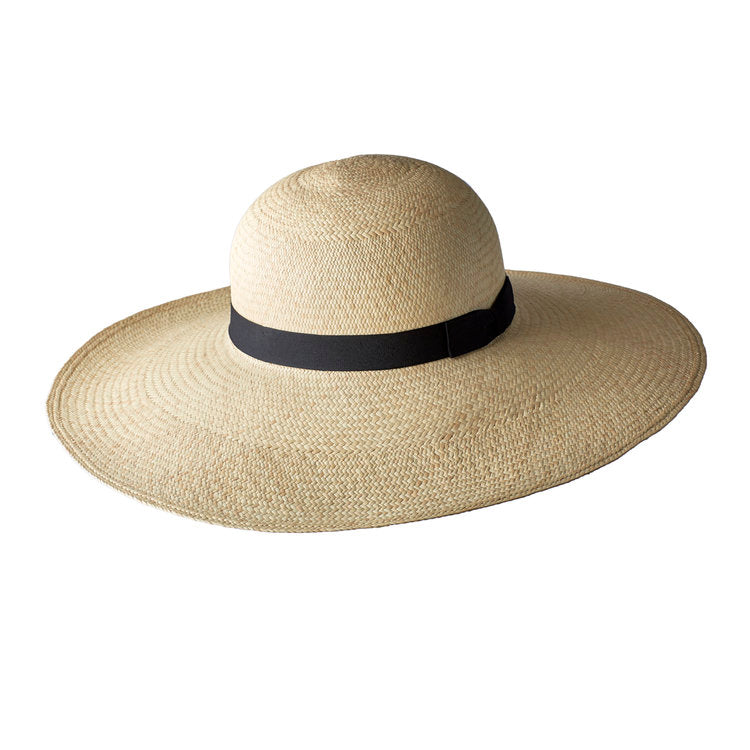 Ladies Montecristi Long Brim Panama Hat - Image 2