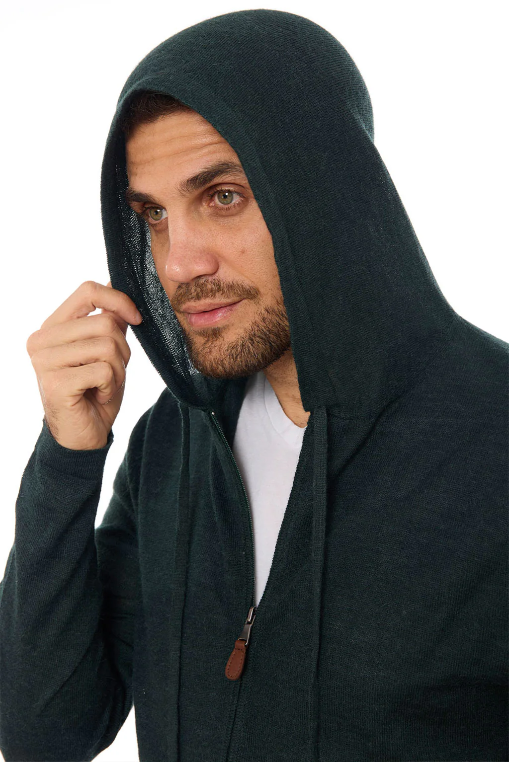 Lightweight Baby Alpaca Hoodie - Image 5