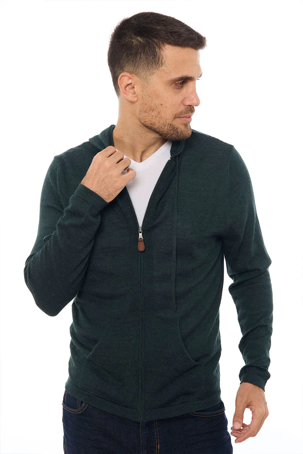 Lightweight Baby Alpaca Hoodie - Image 19