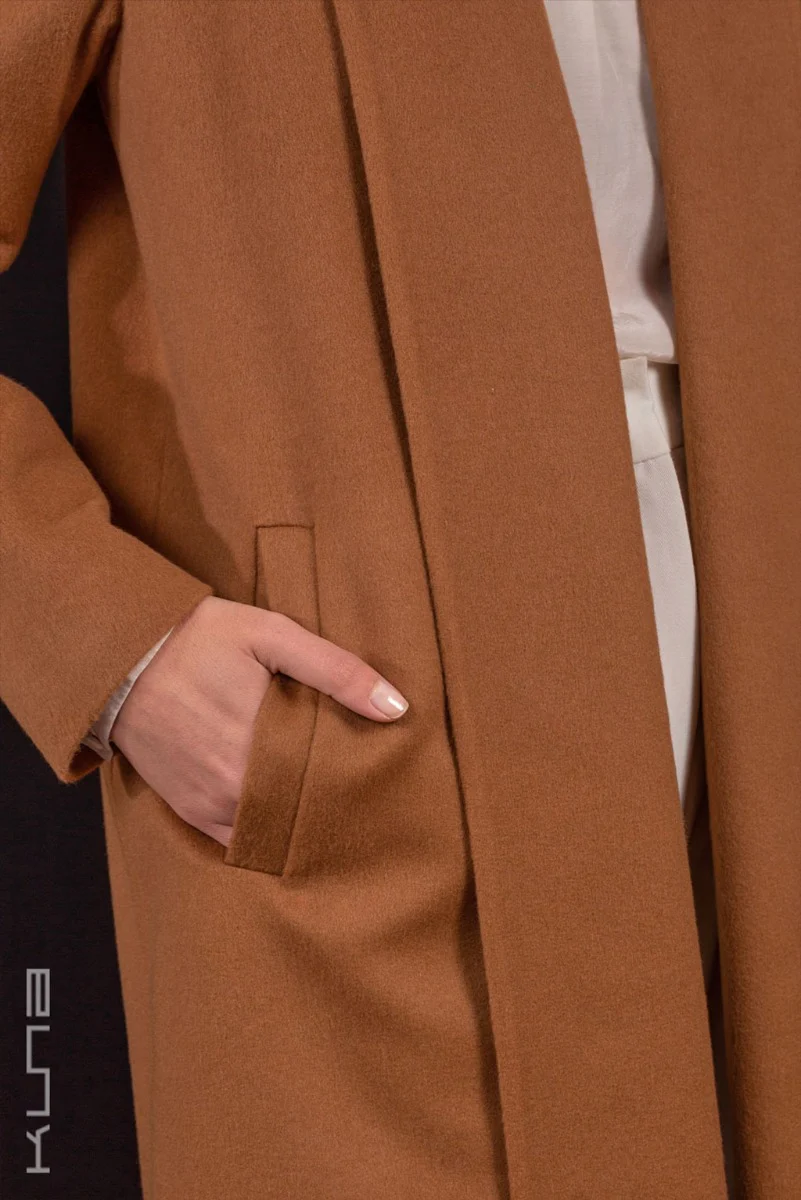Long 100% Vicuña Swing Coat - Image 5