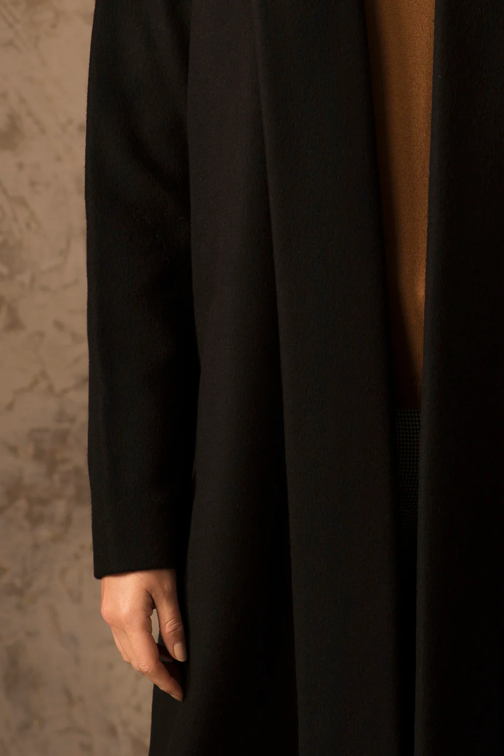Long 100% Vicuña Swing Coat - Image 9