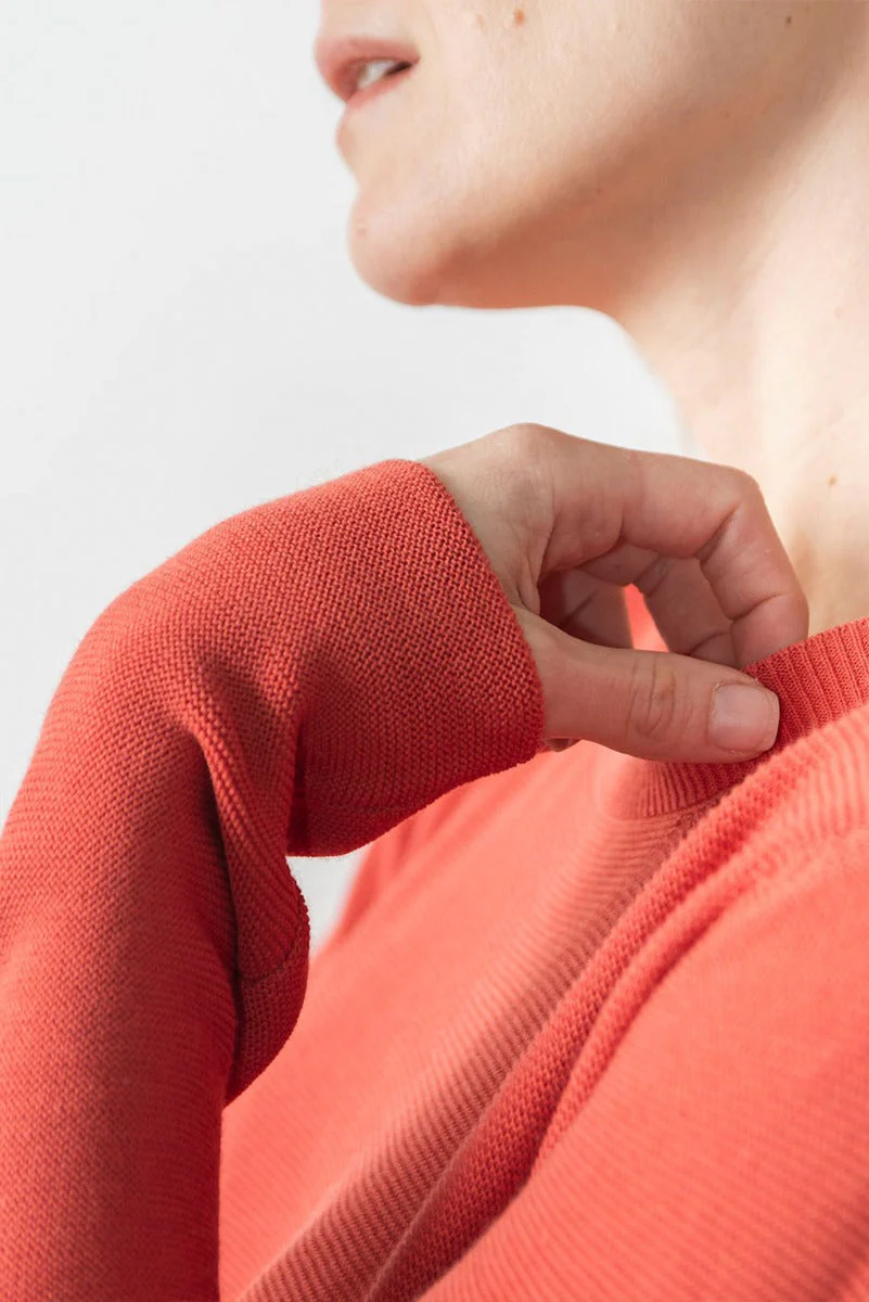 Mara Cotton Fitted Sweater - Image 4
