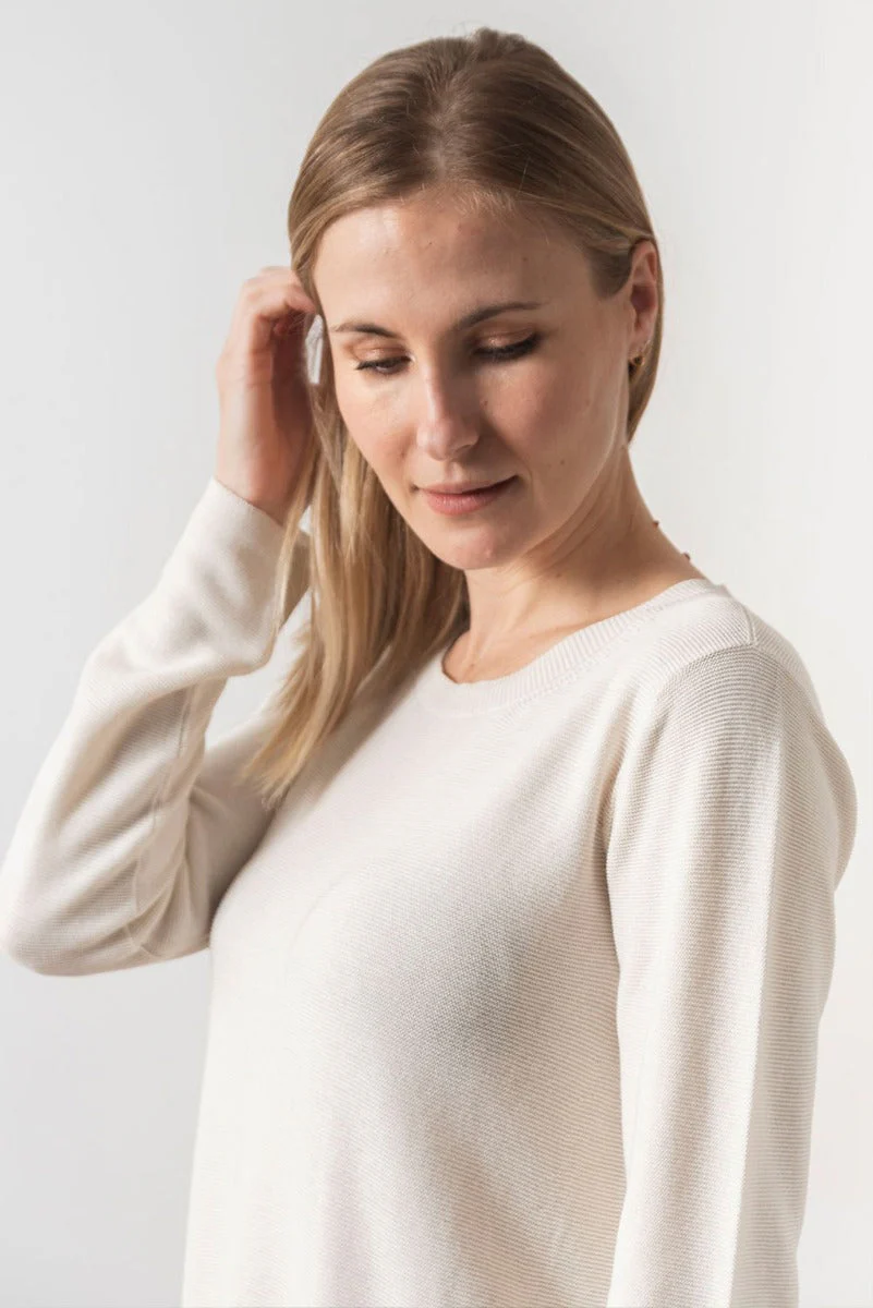 Mara Cotton Fitted Sweater - Image 6