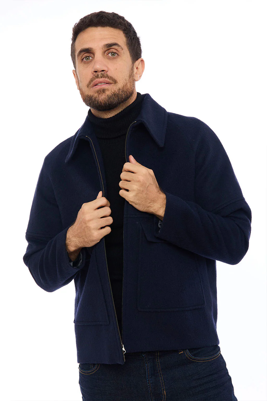 Men's Casual Baby Alpaca Jacket - Image 2