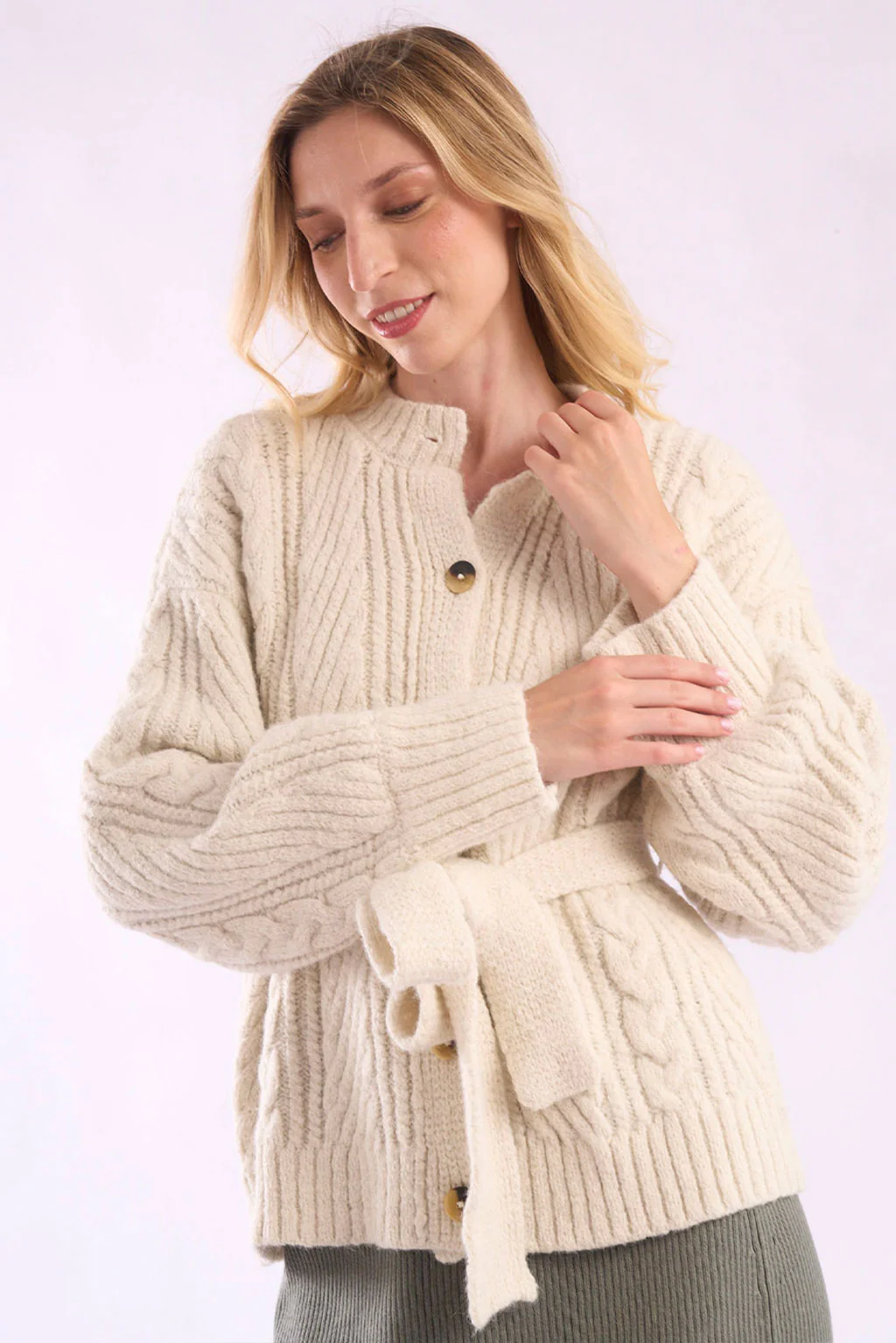 Meredith Alpaca Cardigan - Image 2