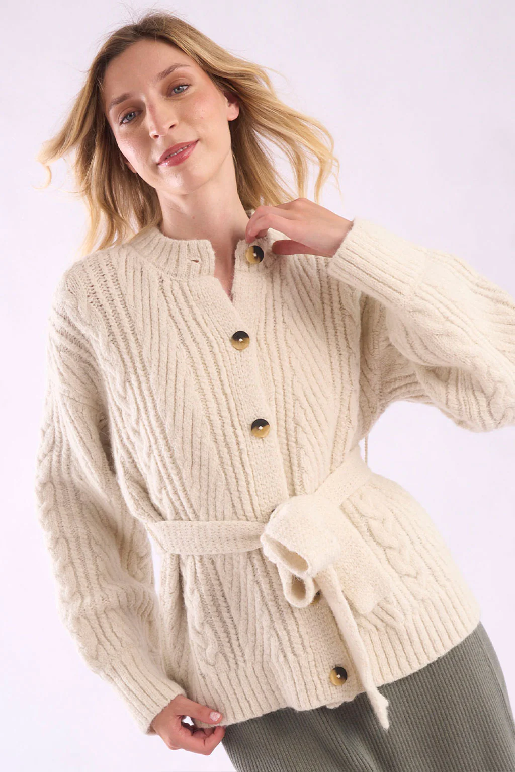 Meredith Alpaca Cardigan - Image 3