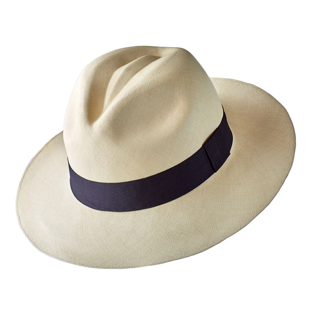 Montecristi Panama Hat Classic Fedora Super Fine Weave - Image 2