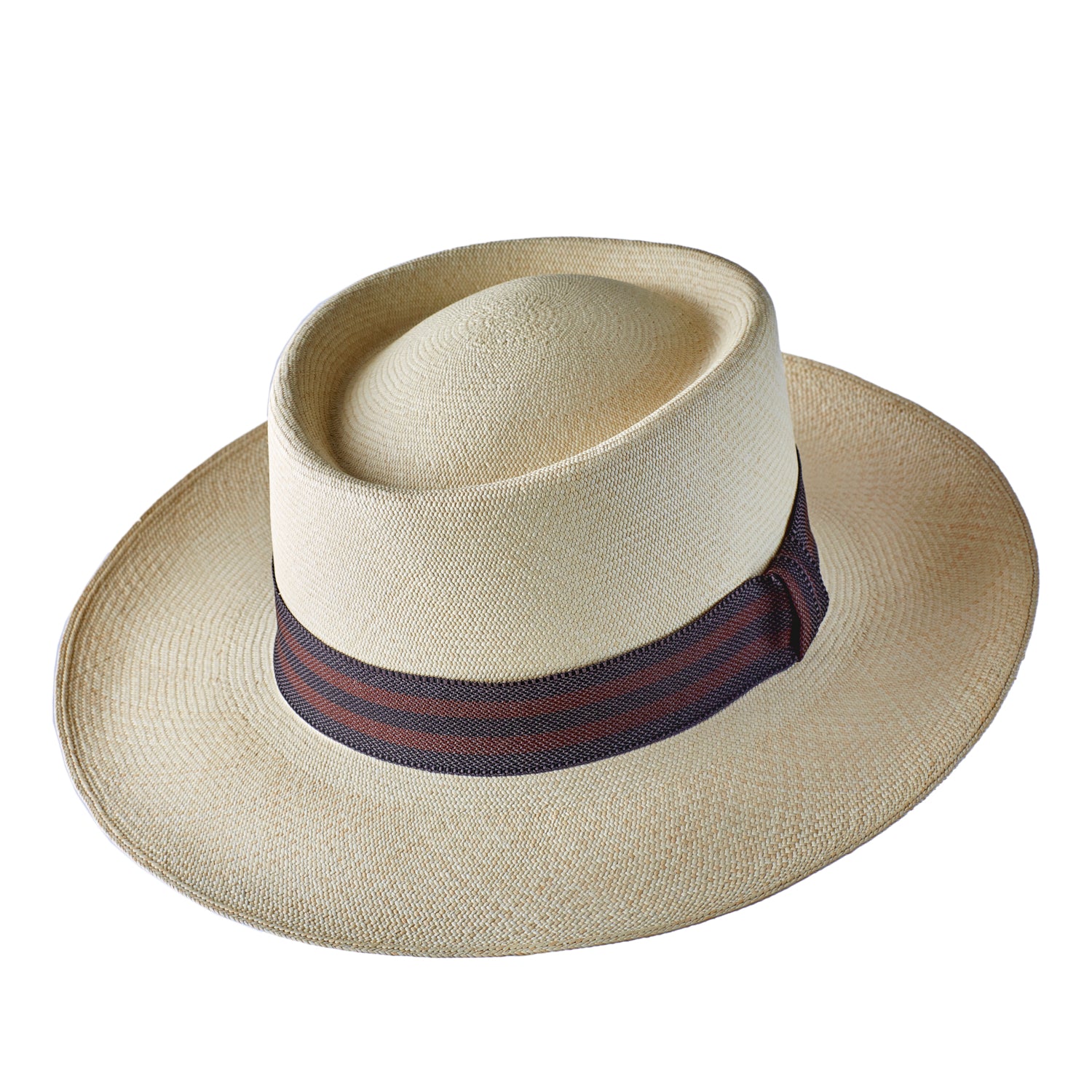 Montecristi Panama Hat Havana Style Extra Fine Weave - Image 4