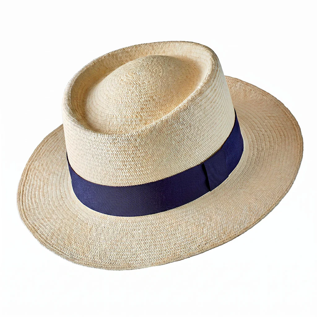 Montecristi Panama Hat Havana Style Fine Fine Weave - Image 13