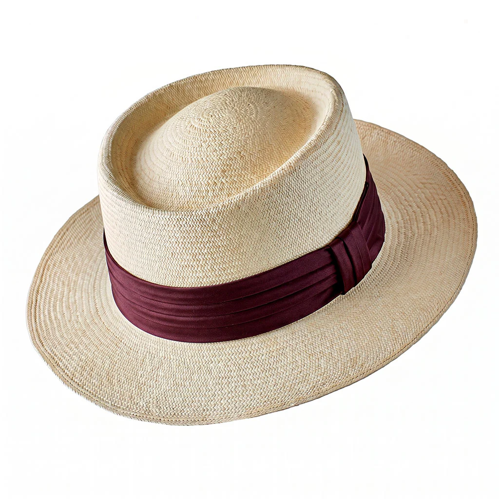 Montecristi Panama Hat Havana Style Fine Fine Weave - Image 10