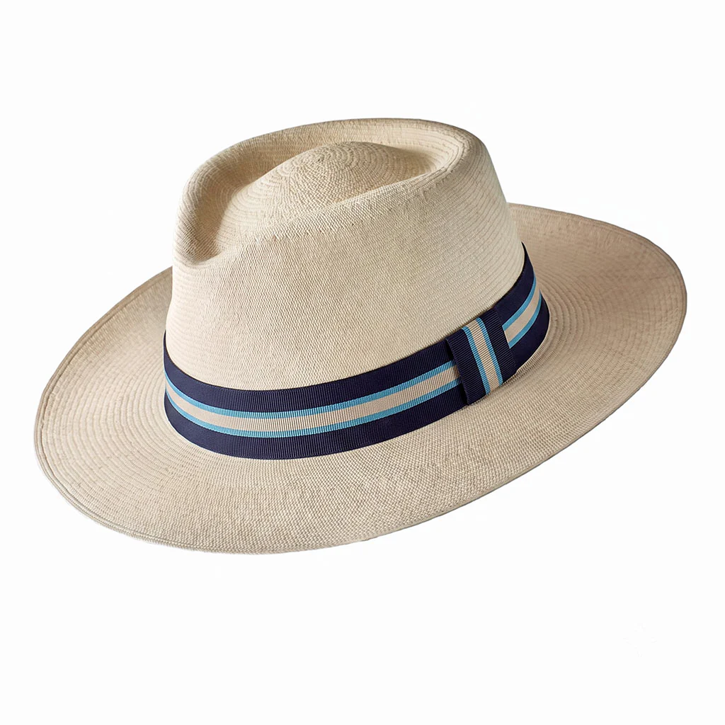 Montecristi Panama Hat Modern Fedora Style Fine Weave - Image 7