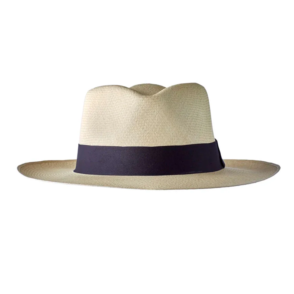Montecristi Panama Hat Modern Fedora Style Museum Quality - Image 3