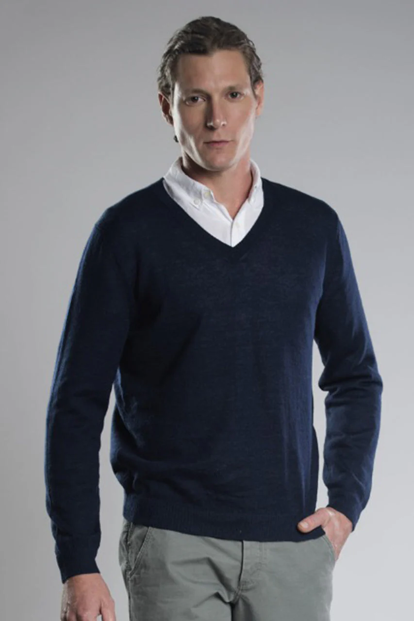Odin V-neck Llama Sweater - Image 5