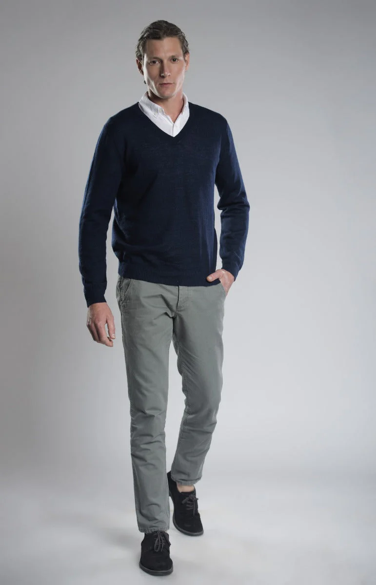 Odin V-neck Llama Sweater - Image 6