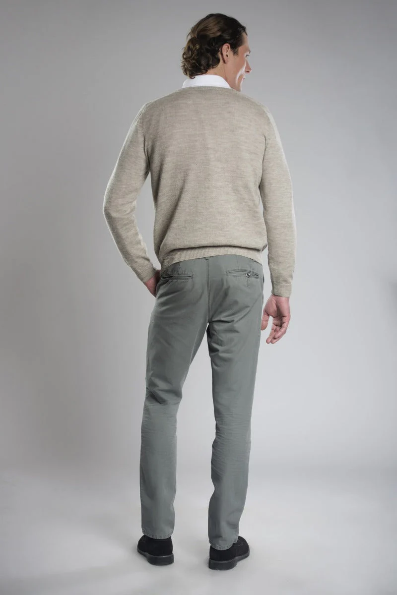 Odin V-neck Llama Sweater - Image 4