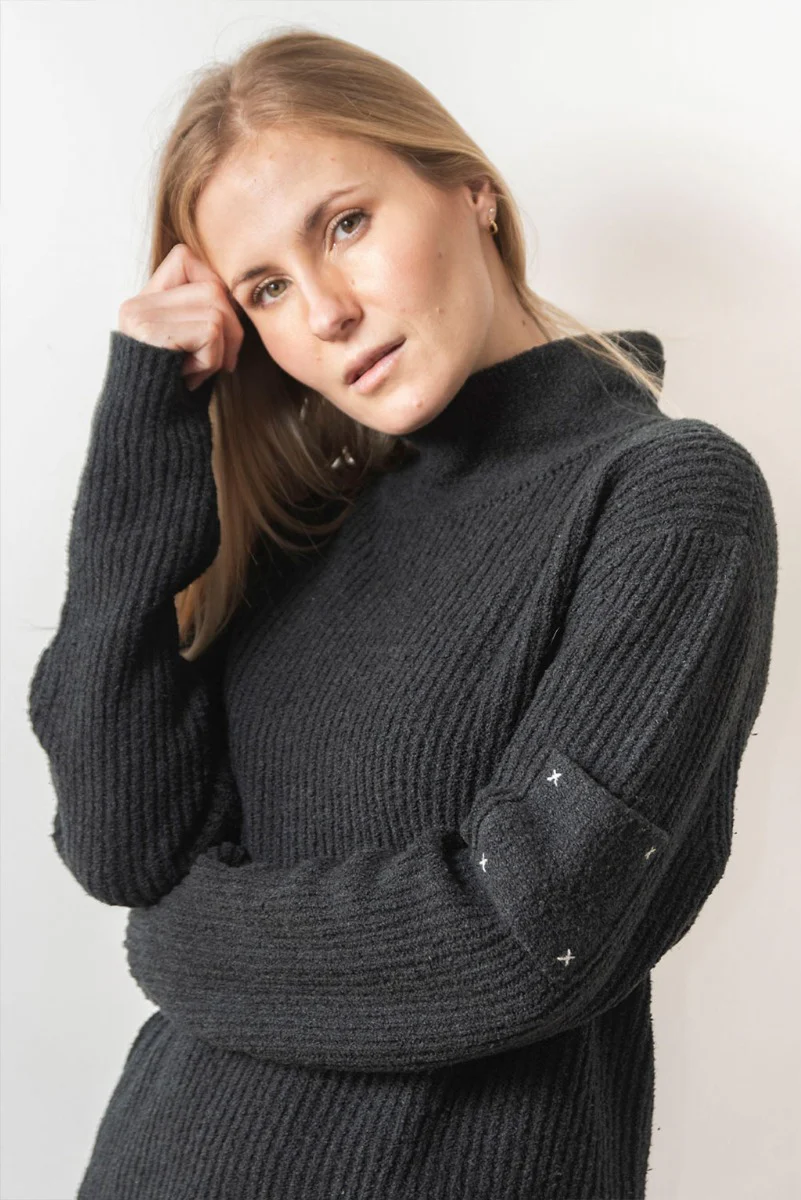 Pocket Turtleneck Cotton Sweater - Image 7