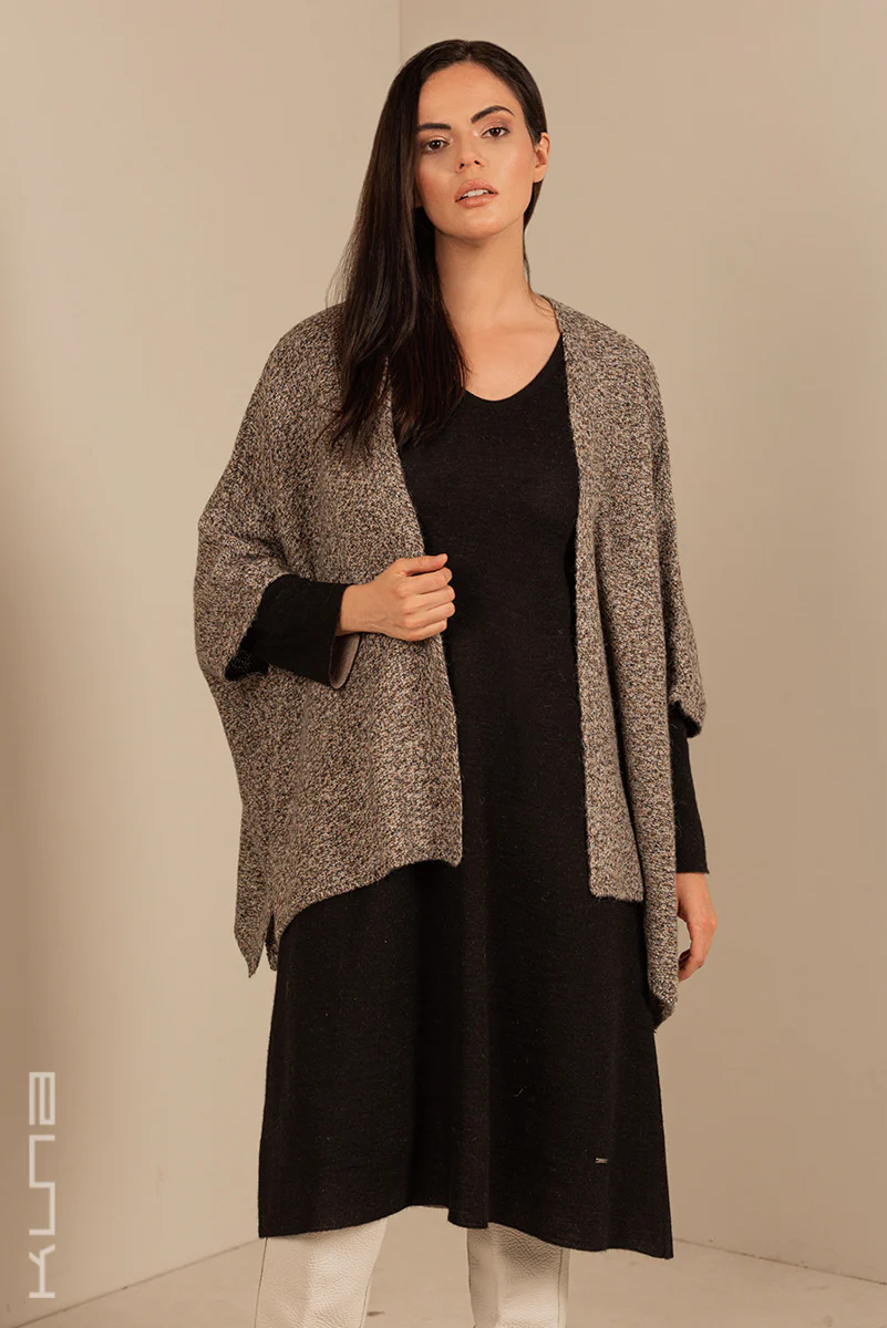 Sandra Baby Alpaca Poncho - Image 3