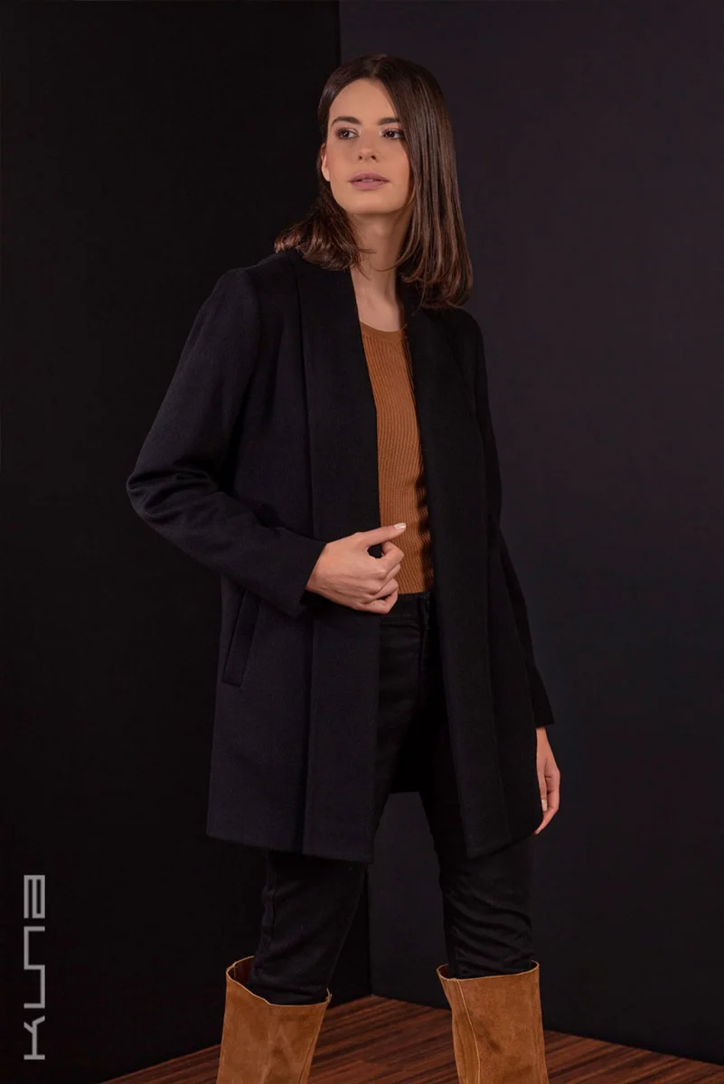 Short 100% Vicuña Swing Coat - Image 5