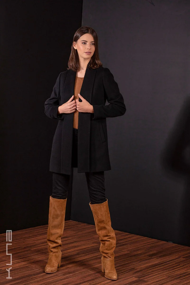Short 100% Vicuña Swing Coat - Image 7
