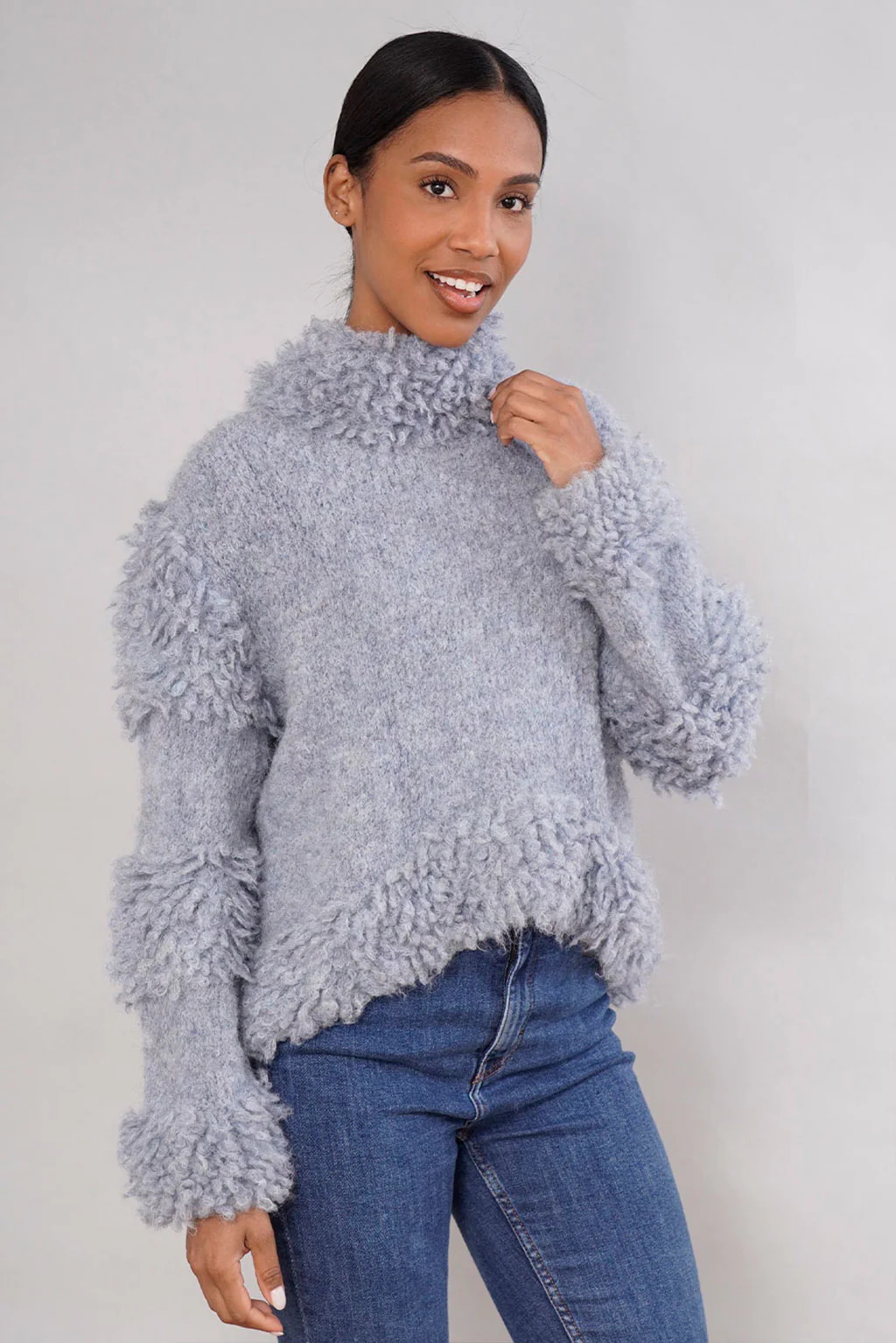 Snowfall Handknit Alpaca Sweater - Image 6