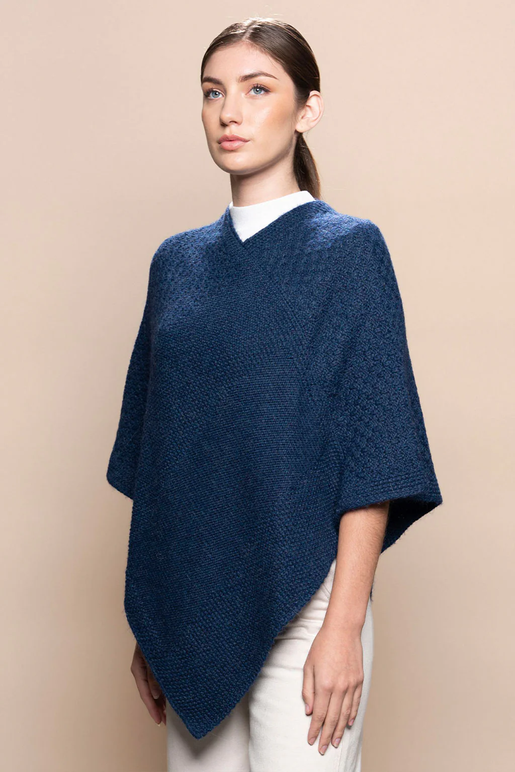 Textured Baby Alpaca Poncho - Image 20