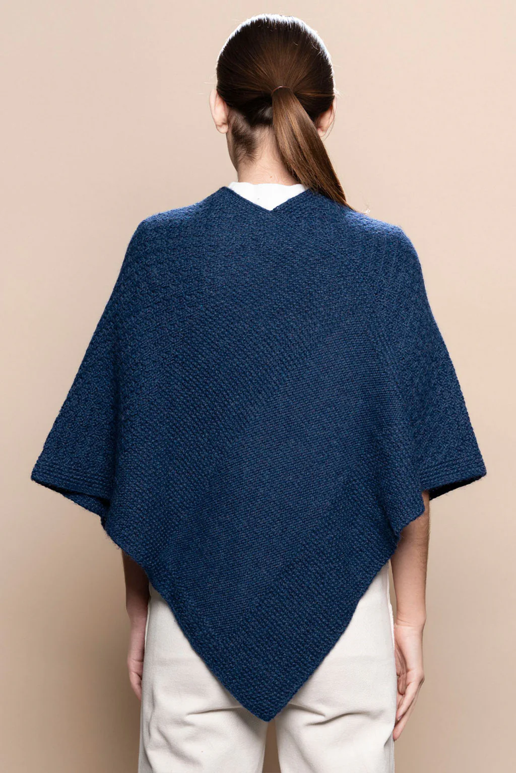 Textured Baby Alpaca Poncho - Image 21