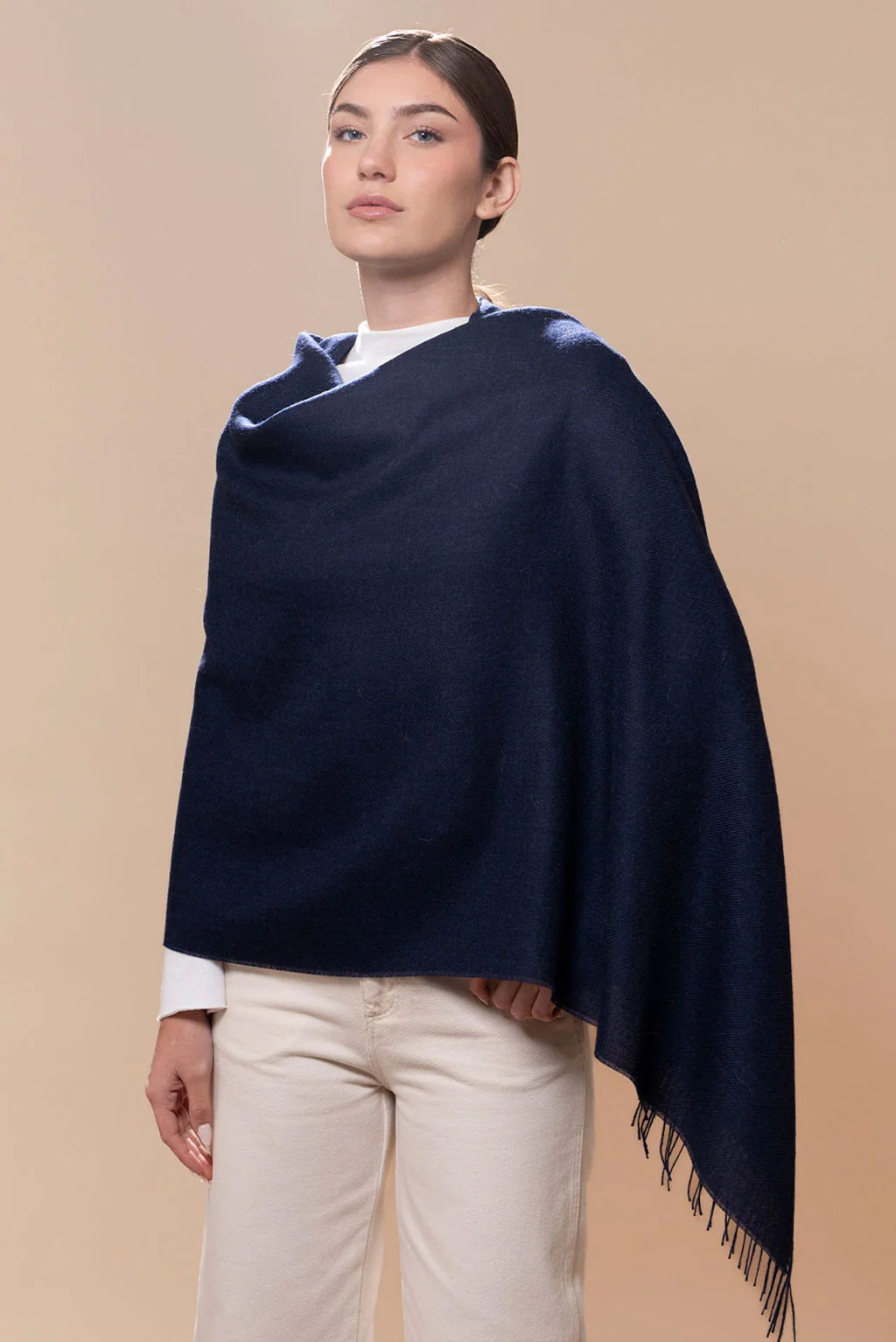 Unicolor Classic Baby Alpaca Wrap/Scarf - Image 4