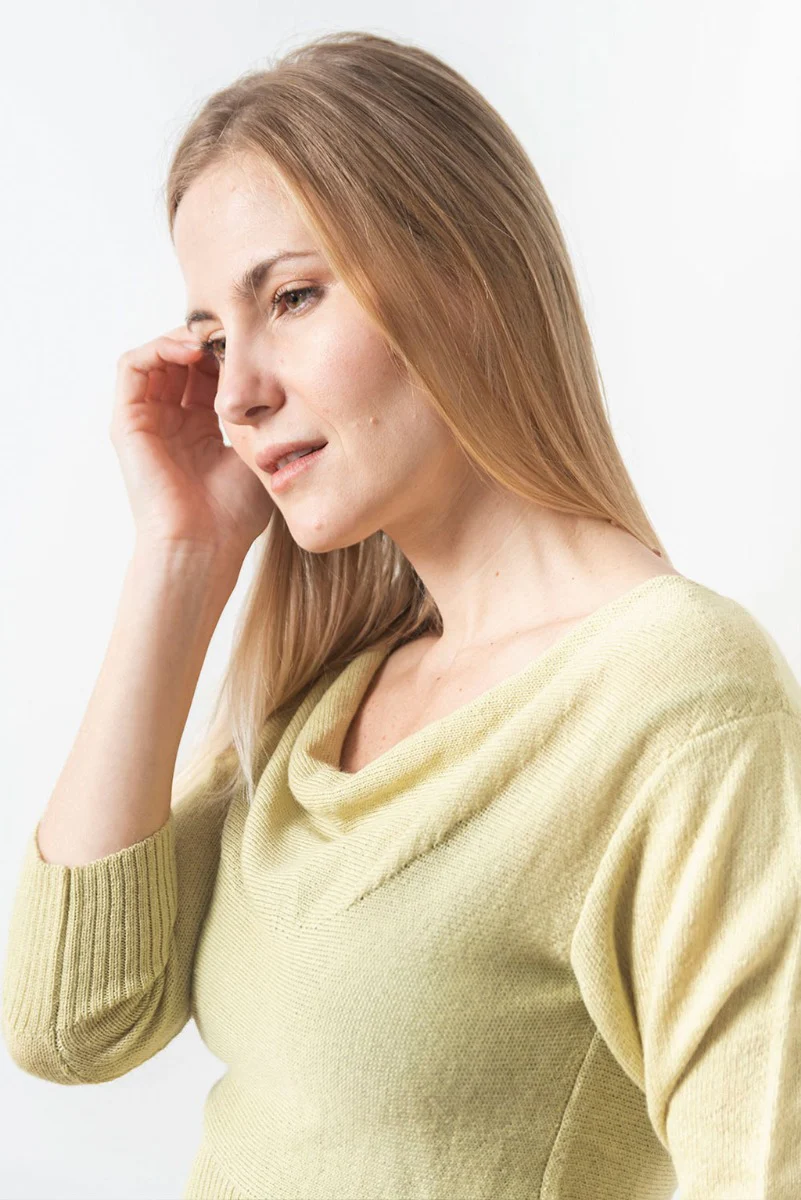 Waterfall Baby Alpaca Sweater - Image 4