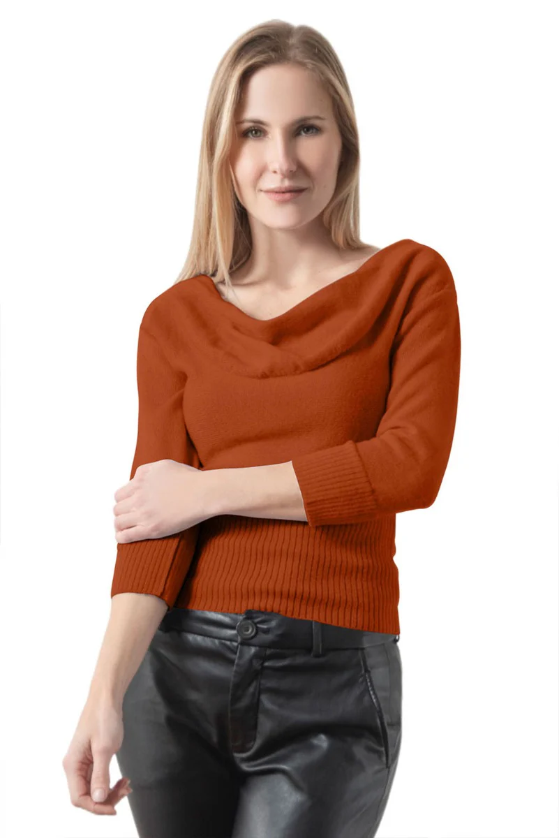 Waterfall Baby Alpaca Sweater - Image 9
