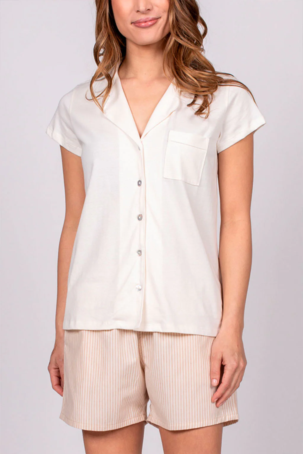 Willow Organic Cotton Pajama Blouse - Image 3