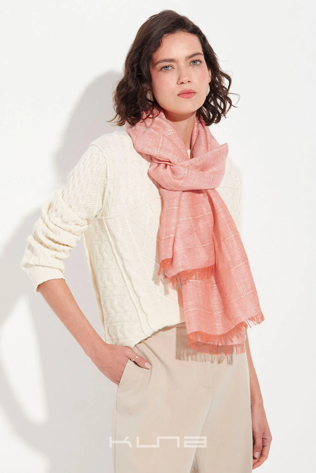 Zoda Baby Alpaca & Silk Wrap/Scarf - Image 2
