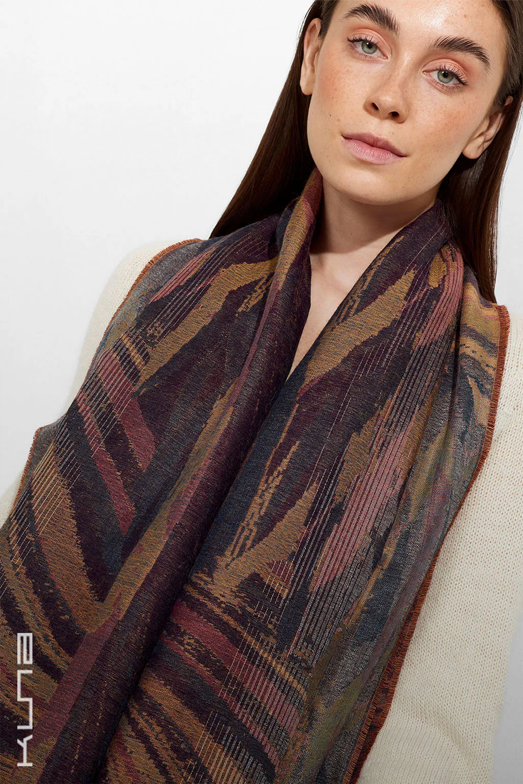 Zubi Baby Alpaca & Silk Wrap/Scarf - Image 2